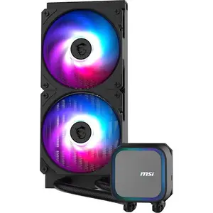 MSI MAG Coreliquid 240 A13 AIO ARGB CPU Cooler - Black 
