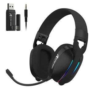 Attack Shark L90 Virtual Wireless Gaming Headset - Black - White