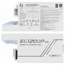 Lian Li Edge Platinum V2 1200W with Edge Hub V2 Fully Modular Power Supply - White 