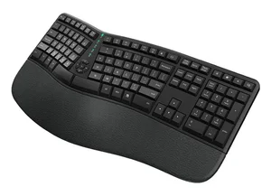 Meetion Director-W Ergonomic Wireless Keyboard - Black 