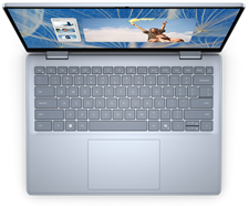 Dell Inspiron 14 7440 Intel Core 7 150U 16GB 512GB SSD 14" FHD x360 Touchscreen Display Backlit KB Fingerprint Reader Win11 Ice Blue