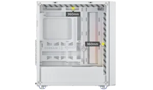Corsair 3200D RS ARGB Mid Tower PC Case - White 
