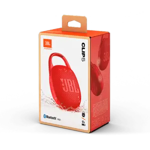 JBL Clip 5 Portable Waterproof Wireless Speaker - Red