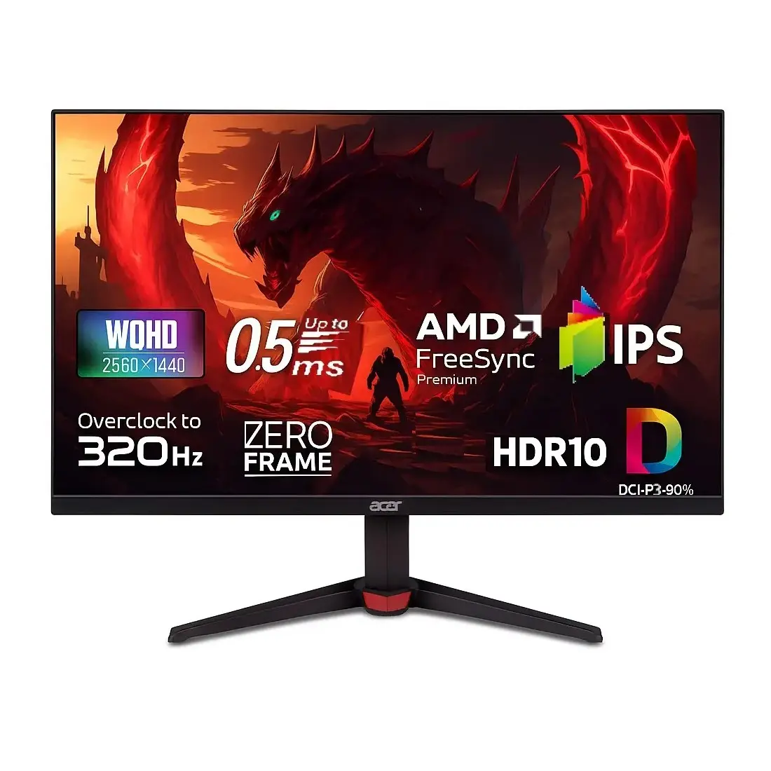 Acer Nitro VG270U 27" IPS 320Hz WQHD Monitor 