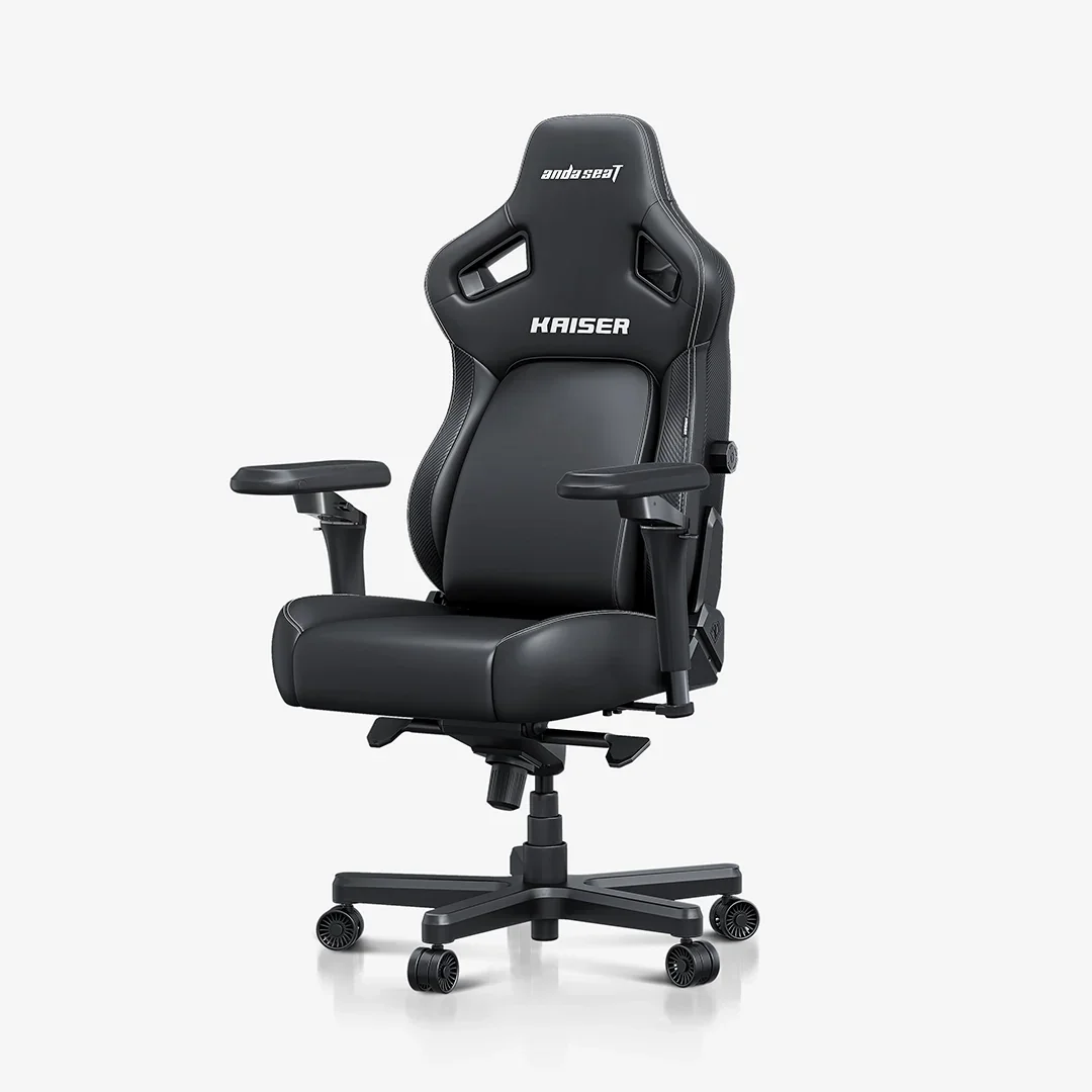 AndaSeat Kaiser 4 XL Gaming Chair With 6D Armrest Elegant Black - AD12YDDC-XLL-20-B-PV/C-03