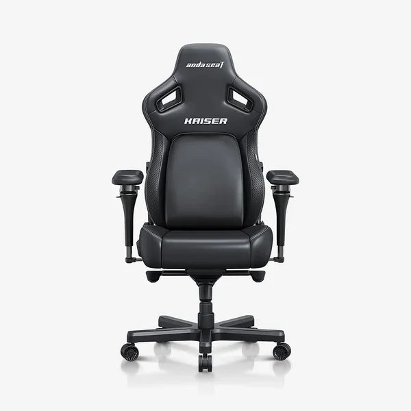 AndaSeat Kaiser 4 V2 L Gaming Chair With 6D Armrest Elegant Black - AD12YDDC-L-20-B PV/C-03