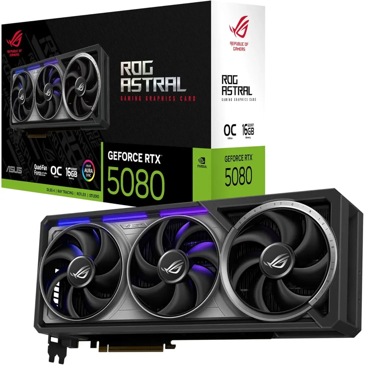 Asus Rog Astral GeForce RTX 5080 16GB GDDR7 OC Edition