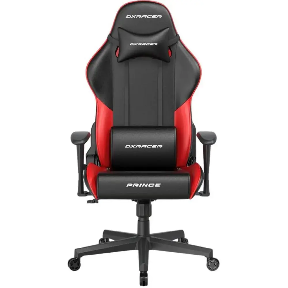DxRACER Prince Series Gaming Chair Large Size - Black-Red