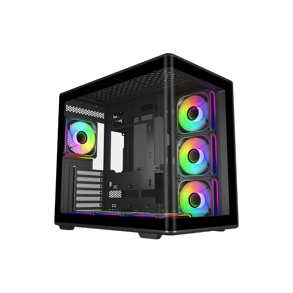 Cooler Master Elite 600 Mid-Tower ATX Case - Black / White