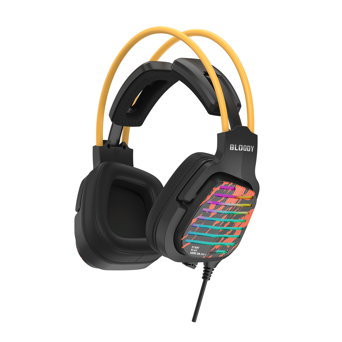 Bloody G565 Gaming Headset 7.1 Virtual Surround Sound - Energy Black