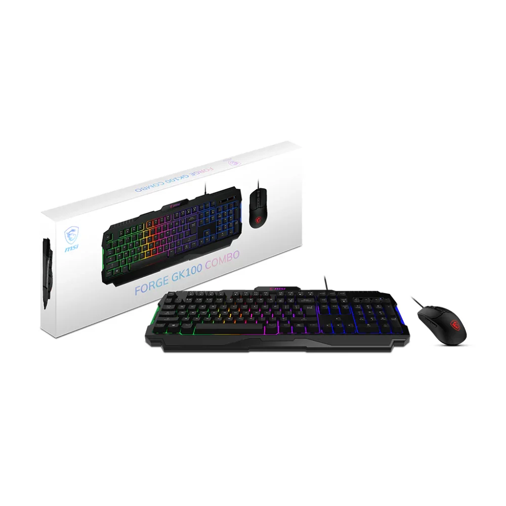 MSI Forge GK100 Combo Wired Keyboard 