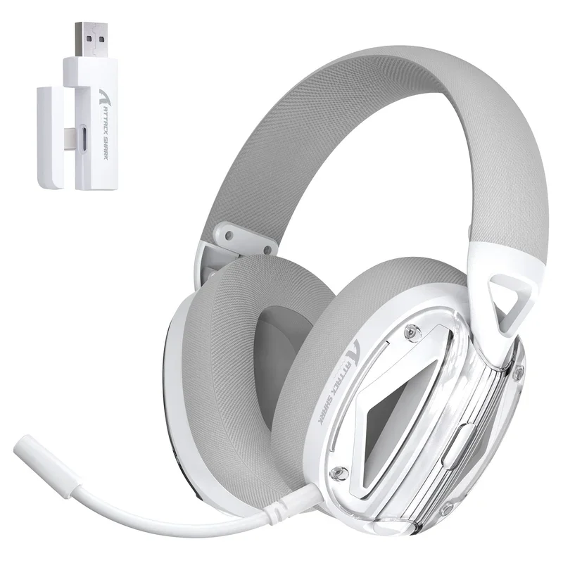 Attack Shark L60 Wireless Gaming Headset - White 