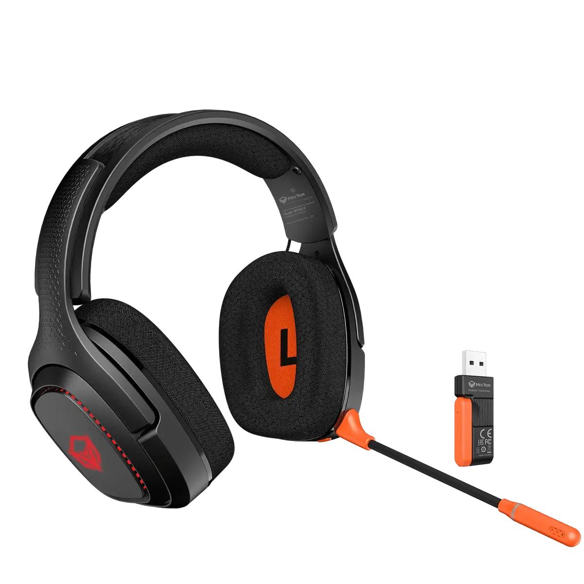Meetion BTH012 Three-Mode Wireless Gaming Headset - Black 