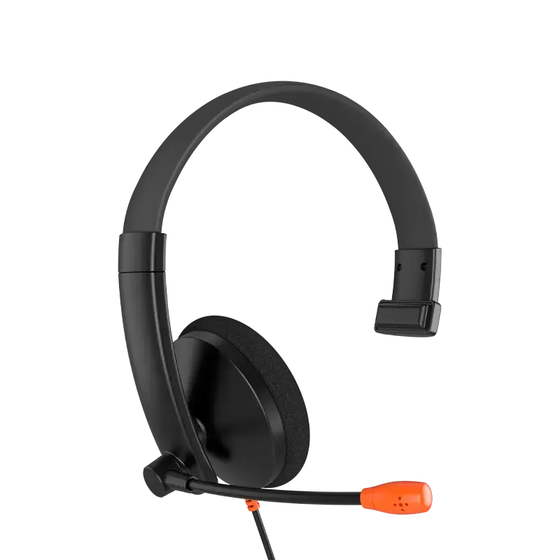 Meetion HP002 Single Ear Telephone Headset - Black 
