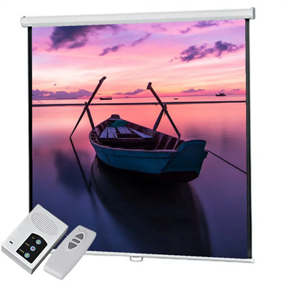 Projector Screen 72-inch Electric Motorised 6×6 Feet 1:1MW Speed-X
