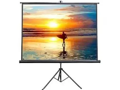 Speed-X Projector Screen 72 Inch Tripod Portable 6×6 Feet 1:1MW (Fine Quality)