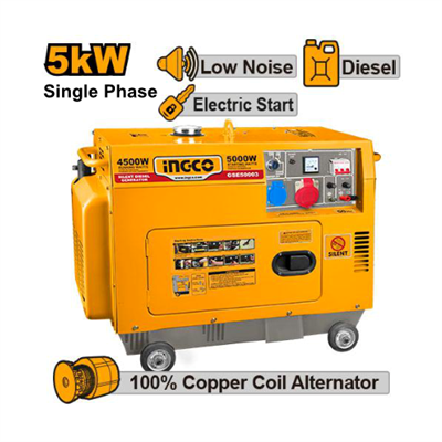 Silent diesel generator - GSE50001 - 5Kw
