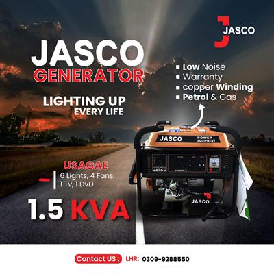 Jasco Generator 1.5KVA - Golden Series J1900dc