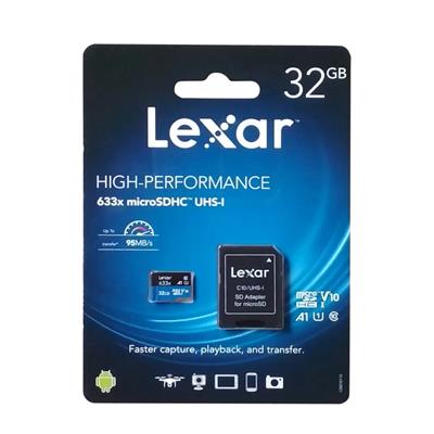 Lexar 32GB microSD Memory Card 100 MB/s