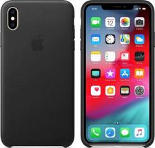 Apple iPhone XS Max Leather Case - Black - MRWT2