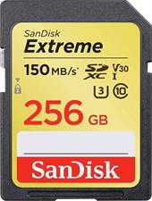 SanDisk Extreme SD UHS-I Card (Up to 150 MBPs) - 256 GB