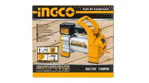 Auto Air Compressor -  AAC1408 Car Tire Air Pump 12V DC. 