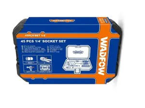  45 Pcs 1/4" socket set-WST4D45