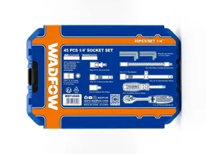  45 Pcs 1/4" socket set-WST4D45