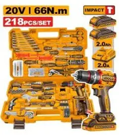  TOP600  SUPER INGCO  - 218 Pcs Tools set - HKTHP42182