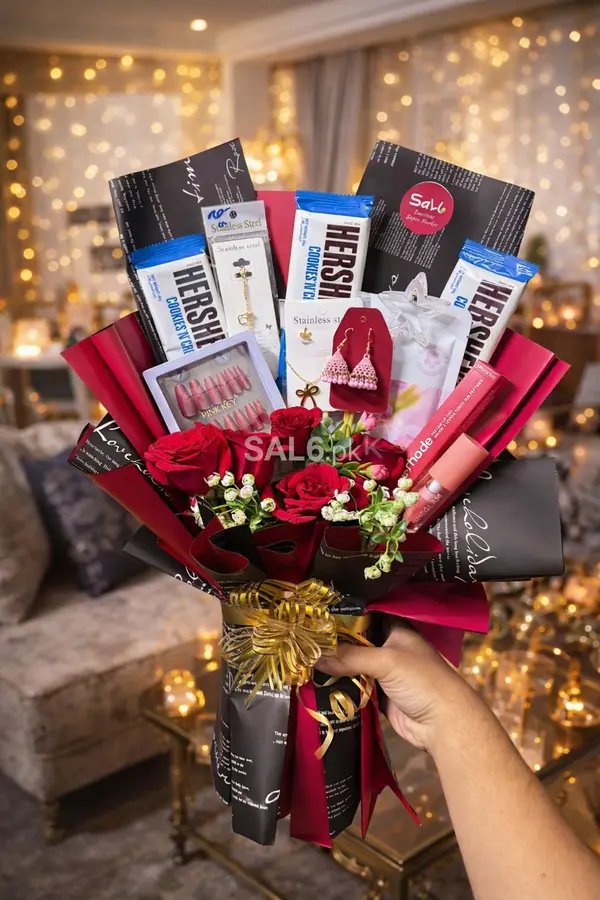Glamour & Sweets Gift Bouquet
