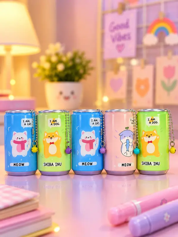 Cartoon Animal Mini Can Wet Wipes