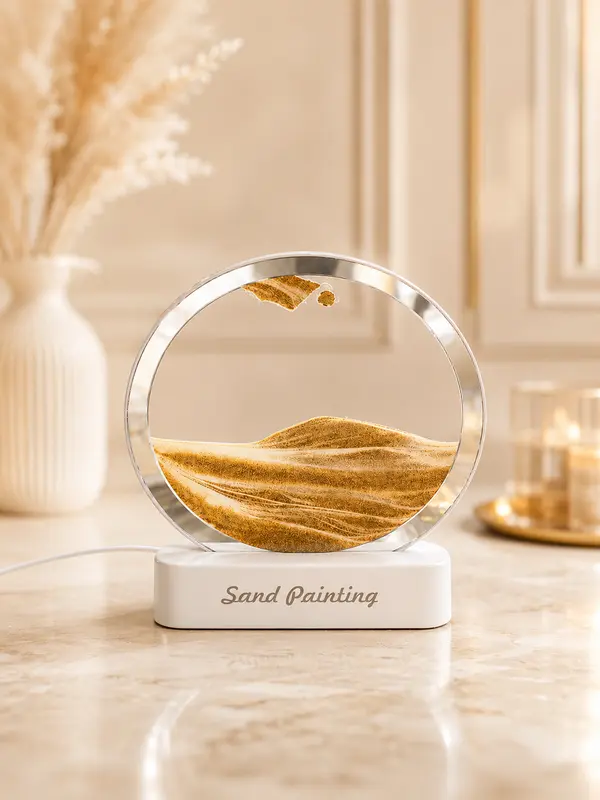 3D Moving Sand Art Lamp