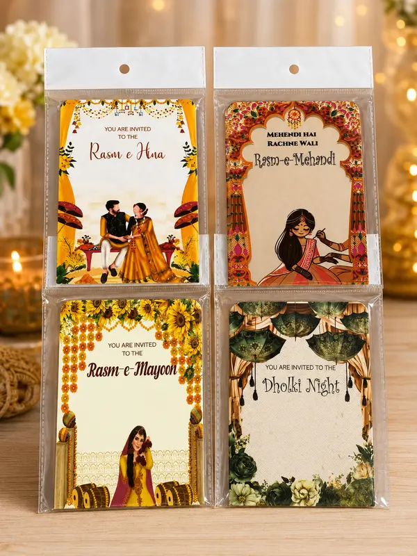 Festivity Pack Rasm-e-Hina Mehandi Mayoon & Dholki Night