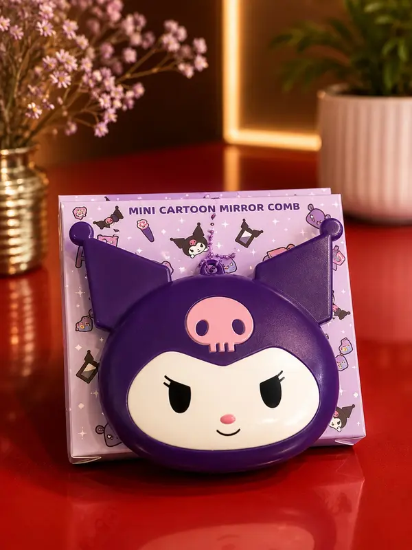 Kuromi Mini Mirror Comb