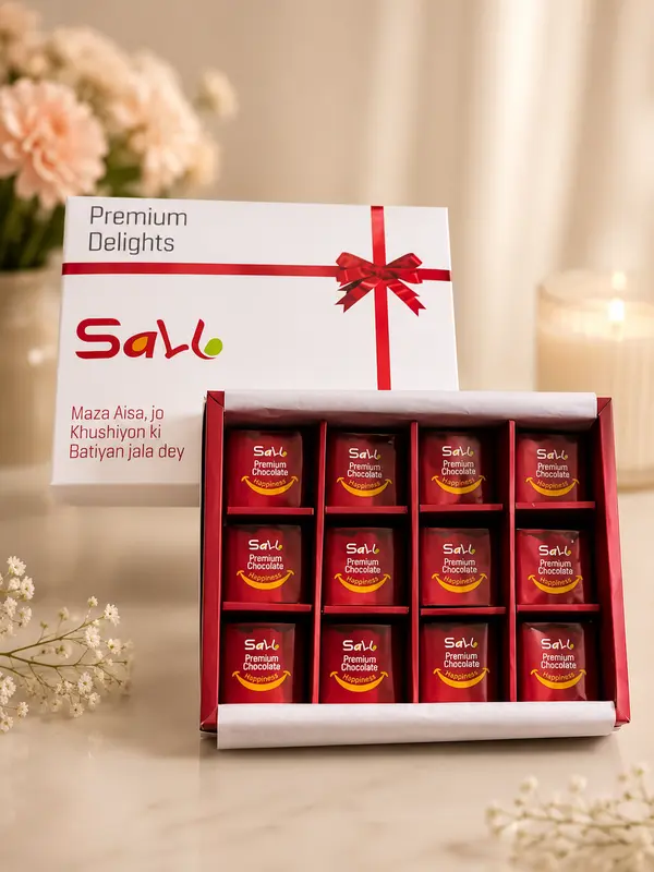 Sal6 Premium Chocolate Box - 6 Flavors of Delight