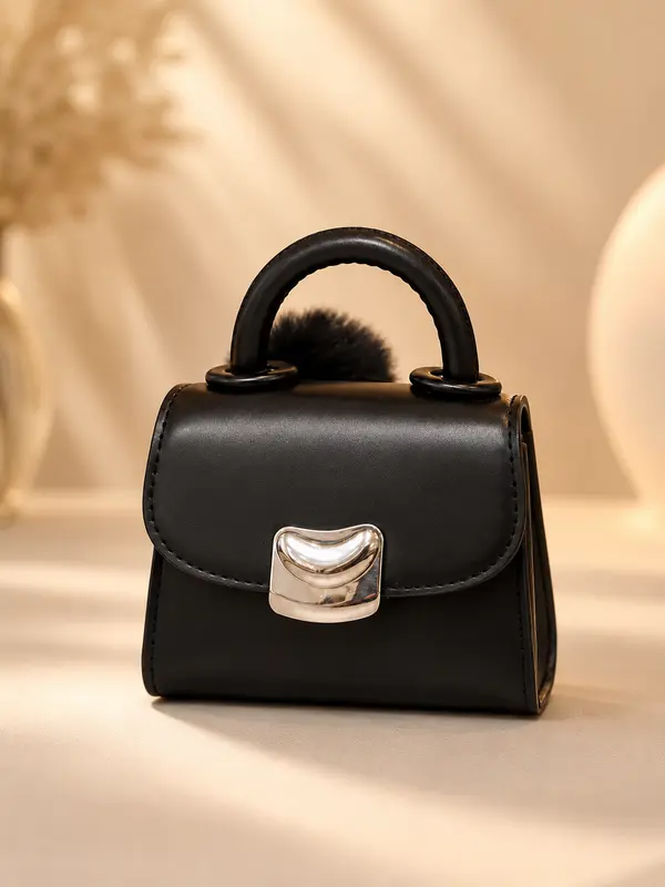 Silver and Black Mini Clutch Collection 