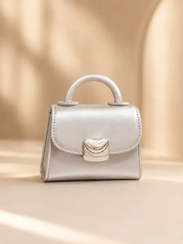 Silver and Black Mini Clutch Collection 