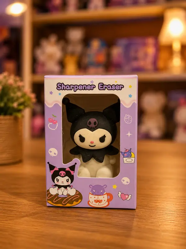 Kuromi 2-in-1 Sharpener & Eraser