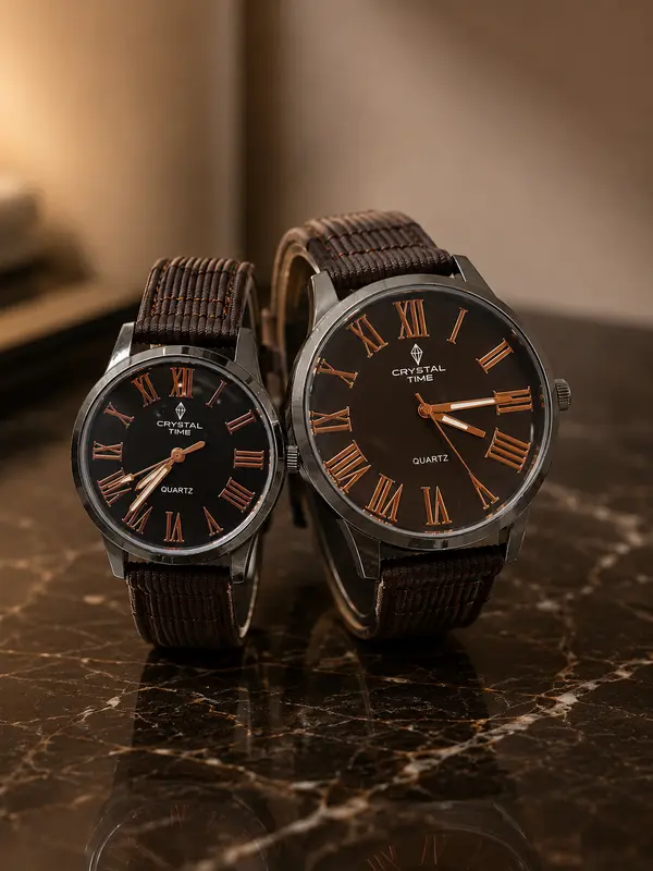 Couple Watches For Him & Her - Gift For Anniversary