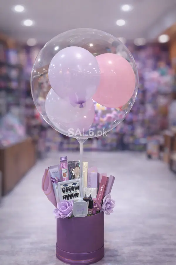 Balloon Beauty Hamper 