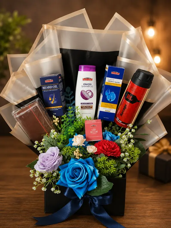 Ultimate Men's Grooming & Hair Care Bouquet 