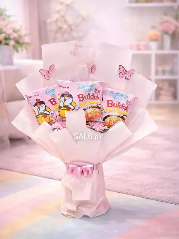 Korean Ramen Snack Bouquet