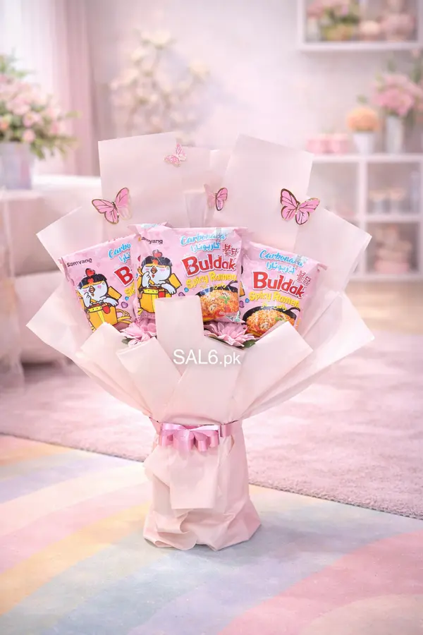 Korean Ramen Snack Bouquet