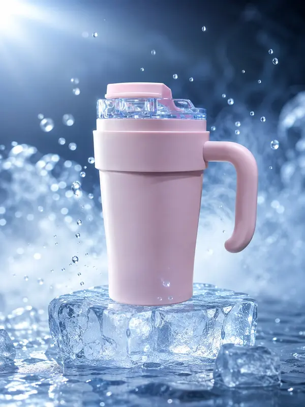 Aesthetic Pink Tumbler 
