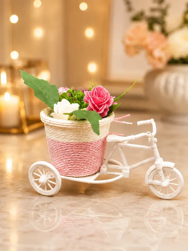 Decorative Flower Tricycle Planter