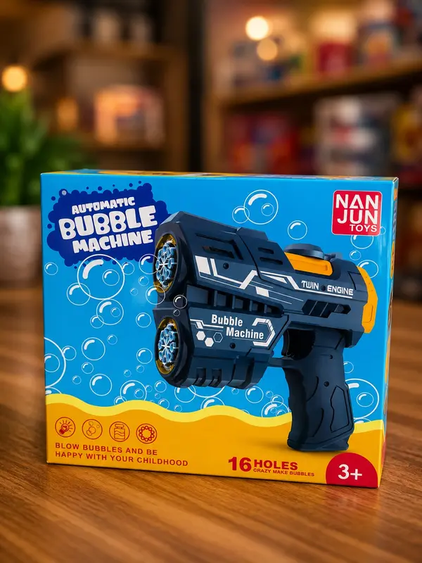 16-Hole Twin Engine Bubble Machine Gun