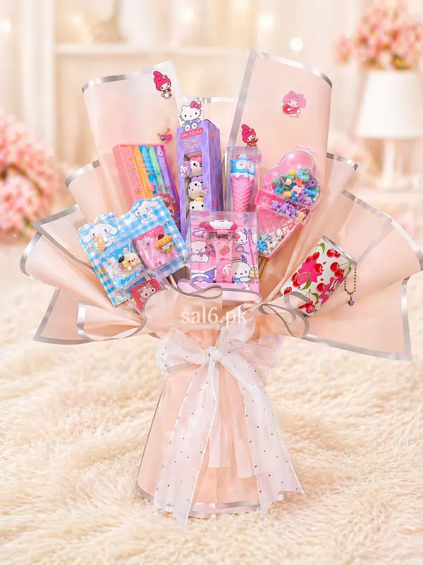 Blush Blossom Character Bouquet