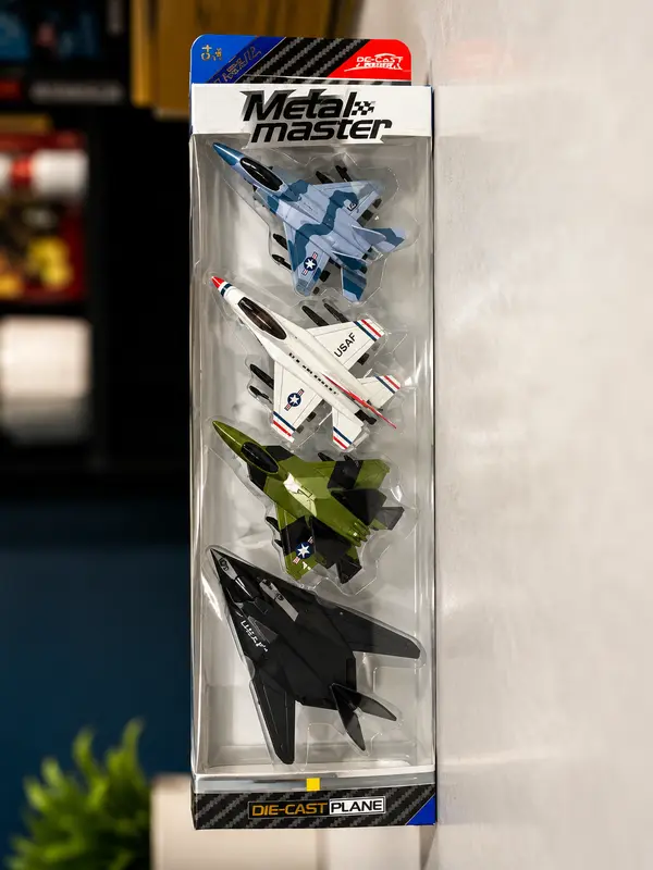 Metal Master Die-Cast Fighter Jet Set (4 PCS)