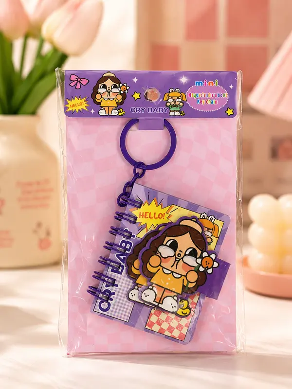 Adorable Mini Notebook Key Chain 