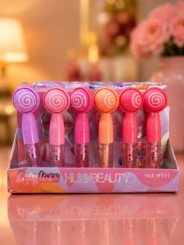 Cute Spiral Cap Lip Gloss